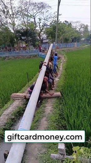 Installation of electric poles part 02