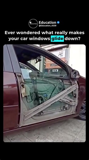 How Car Windows Really Glide Down #shorts