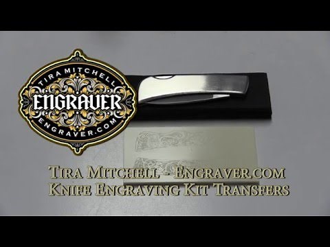 Engraver.com Knife Engraving Kit Pattern Transfer Method