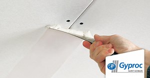 Zo werk je een verlaagd plafond netjes af met Gyproc
