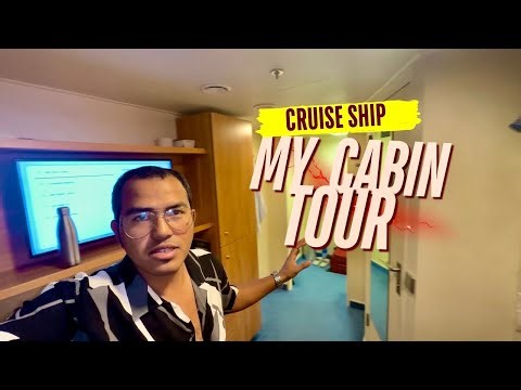 This is my accommodation inside cruise ship || SHIP Crew cabin tour 😍