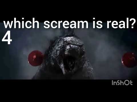 which scream is real? Godzilla roar