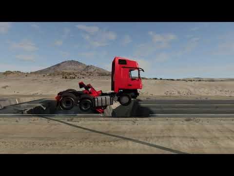 Cars vs Potholes | Extreme Suspension Test (BeamNG.drive)