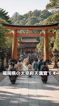 【太宰府天満宮】恐れられた男が神になった…菅原道真の驚くべき物語 #shorts #神社