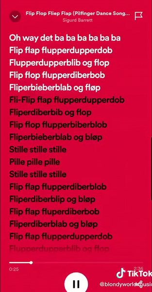 flip flap dubadubidu