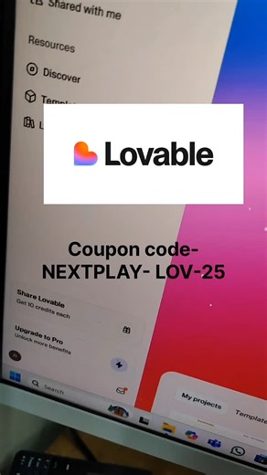 AutomationCap on Instagram: "Get loveable ai for free #loveable ai #automation #vibecoding"