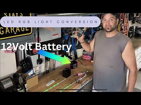 Say Goodbye to 110 Outlets: Convert Your RGB LED Strip Light to Run on a 12 Volt Battery