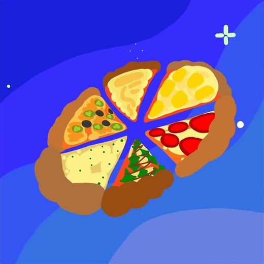 The Rocket Pizza : Rotating Pizza