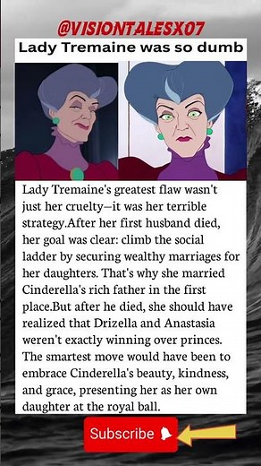Lady Tremaine's Biggest Mistake in Cinderella..‪@VisionTalesx07‬