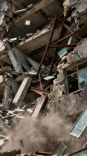 Building Collapse ASMR 🏚️ Crumbling Wall Sounds 💥