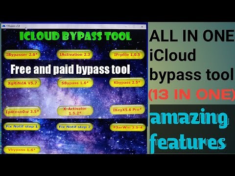 T-Bypass Tool v1.4 Free Download | Collection Bypass iCloud Tool(16IN1)/Add notification fix/🔥🔥🔥
