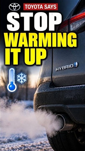 Toyota Says You DON'T Need to Warm Up Your Hybrid