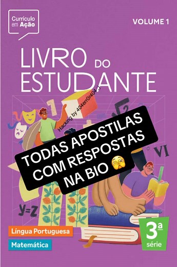 Apostilas com respostas, sala do futuro, livro do estudante #apostila #saladofuturo #scriptsaladofuturo #tarefassp #apostilas