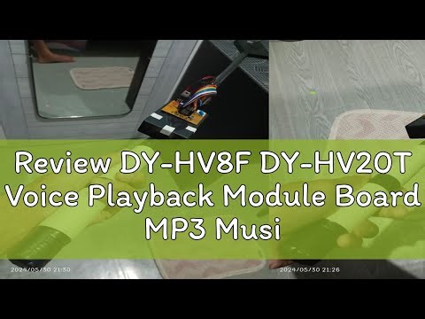 Review DY-HV8F DY-HV20T Voice Playback Module Board MP3 Music Player 10W 20W 12V 24V Playback Seria