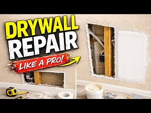 DRYWALL PATCHING PROCESS Simple and effective drywall patching tutorial easy-to-follow home repair