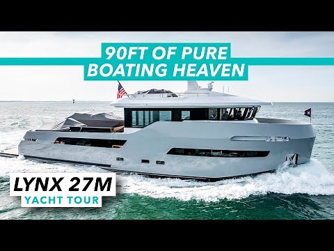 90ft of pure boating heaven | €6.3m Lynx 27M Crossover yacht tour | Motor Boat & Yachting