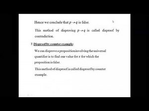 Methods of Proofs and Disproofs