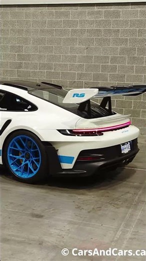GT3 RS Weissach ASMR 🔊 Insane Exit Sound #porsche #shorts