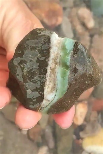 What is that green rock? 😍 #arizona #desert #life ##rockhounding #rock #amazing #travel #adventure