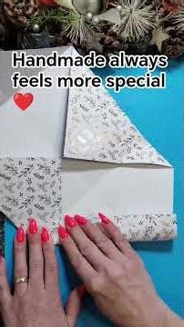 Beautiful Handmade Christmas Envelope | Easy Gift Card Idea 🎄#christmasenvelope #christmascrafts