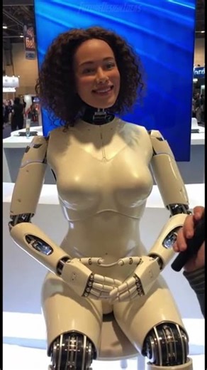 World’s Most Realistic Humanoid Girl Introduces Herself at Tech Expo