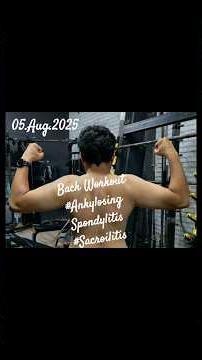 Back Workout for Ankylosing Spondylitis & Sacroiliitis | AS Friendly Back Strengthening Routine 💪
