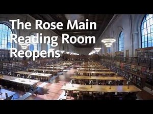 Rose Main Reading Room Opening