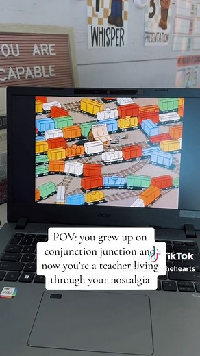 conjunction junction, what’s your function? #schoolhouserock #conjunctionjunction #teachertok #teachersoftiktok #secondgradeteacher #teacherjokes