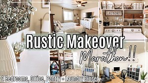 27K views · 921 reactions | RUSTIC MAKEOVER MARATHON :: 2 Bedroom...