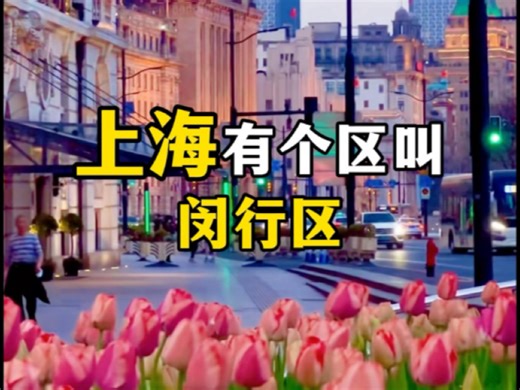 上海有个区叫闵行区！