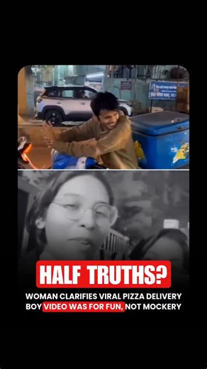 A viral clip showing a woman filming a man labelled online as a “pizza delivery boy” sparked outrage over alleged mockery. After backlⱥsh, the woman clarified the video was a friendly act made with consent. She said the 22-year-old is her friend and a student, not a delivery worker. Clarification After Backlⱥsh 👉🏽 The short video, filmed on a roadside, appeared to contrast school-time ambitions with present circumstances, prompting criticism. Viewers praised the man’s calm demeanour. The woman