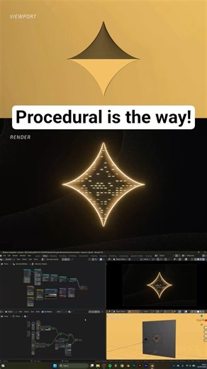 Is Procedural the way? Blender loop animation #blender #procedural #motiondesign #typ #digitaldesign