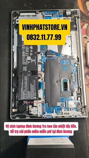 VỆ SINH LAPTOP BÌNH DƯƠNG – THAY KEO TẢN NHIỆT – CÀI PHẦN MỀM MIỄN PHÍ #vinhphatstore