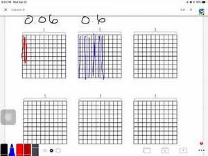 Comparing Decimals Using an Area Model
