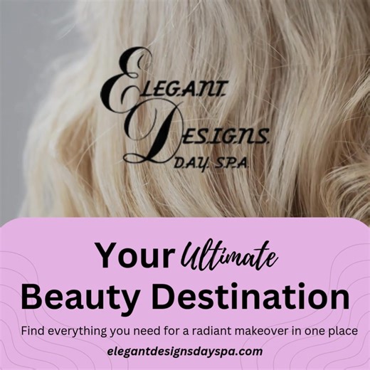 🌟Total beauty, all in one place! 🌟 At Elegant Designs Day Spa, we offer a full range of professional services to help you feel refreshed, confident, and radiant: 💇‍♀️ Haircuts & Color 💆‍♀️ Glowing Facials 💅 Manicures & Pedicures Whether you’re planning a transformation or just need a little “me time,” we’re here to pamper you from head to toe. 📅 Book your appointment today and experience the Elegant Designs difference! ☎️ 636-227-1900 🔗 https://www.elegantdesignsdayspa.com/ | Elegant Desi