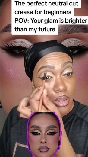 Cut Crease for Beginners: Neutral Glam in 30 Secs!