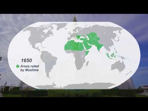History of areas ruled by Muslims, from 1650 to 2023