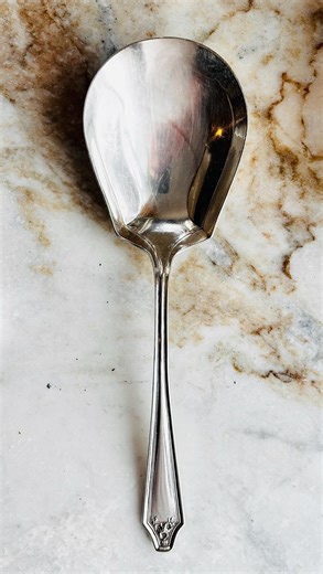 Antique William A Rogers SXR Silver Plated “elizabeth Marigold” Serving/casserole Spoon - Etsy