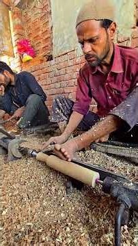 How to make amazing colorful wooden rolling pin for women making roti #making #woodworking #women