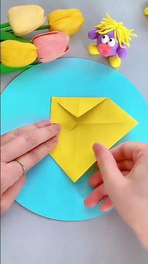东南西北怎么折？跟着学5分钟搞定 #折纸教程 #儿童手工 #DIY