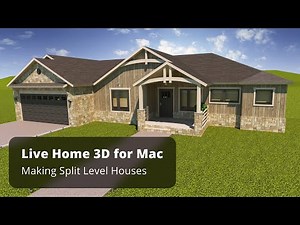 Making Split Level Houses - Live Home 3D for Mac Tutorials