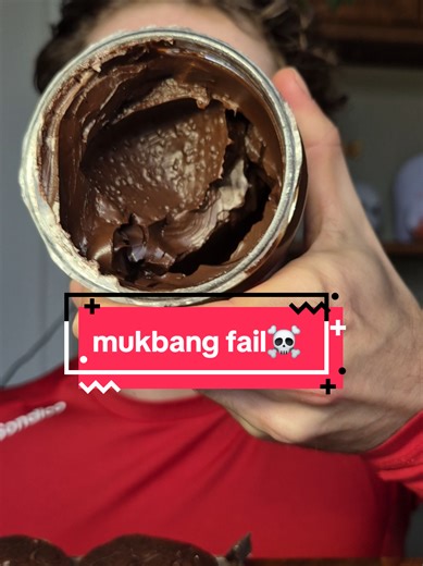 I honestly don't know what I did to deserve this😭 there were so many messy moments from this mukbang that I could make a whole compilation byeee☠️☠️☠️ #fail #mukbang #fyp #darkchocolate #viral