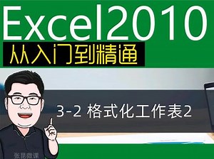 Excel2010从入门到精通~3-2.Excel格式化工作表. #excel技巧 #excel