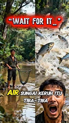 This River EXPLODED With Fish… (Unbelievable 😱 #shorts