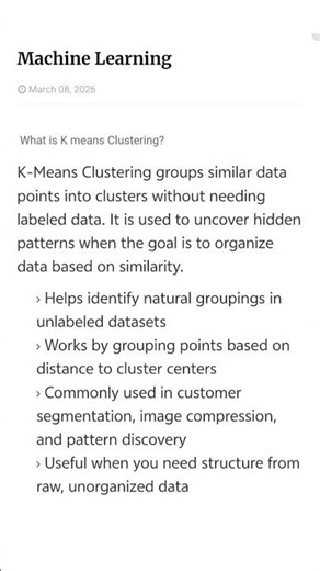 K Means Clustering in #ML #kraftoncodes