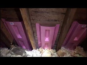【家庭维修】阁楼安装通风板和添加保温棉预防冰坝 How to install baffle or attic vent mate and increase attic insulation
