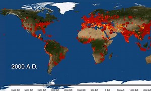 Watch as the world's cities appear over 6,000 years – video