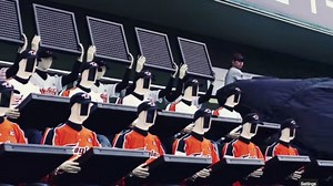 South Korea Robot Baseball Fans Cheer: Hanwha Eagles' Robotic Fans Can Be Controlled By People Watching At Home