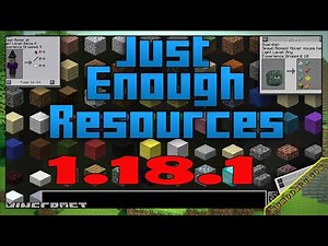 Just Enough Resources (JER) Mod 1.18.1 & How To Download and Install for Minecraft
