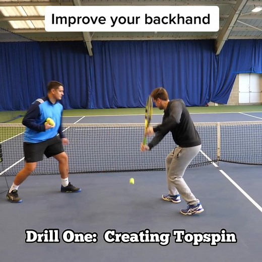 One-Handed Backhand Drills 🎾 Use these four drills to help improve your backhand 💪 👉 Follow @toptennistraining for more tennis lessons ✅ . . . #tennis #tennisball #tenniscourt #tennisplayer #tenniscoach #tennislife #tennistips #tennislesson #tennis🎾 #tennislife #tennisgame #tennispro #toptennistraining